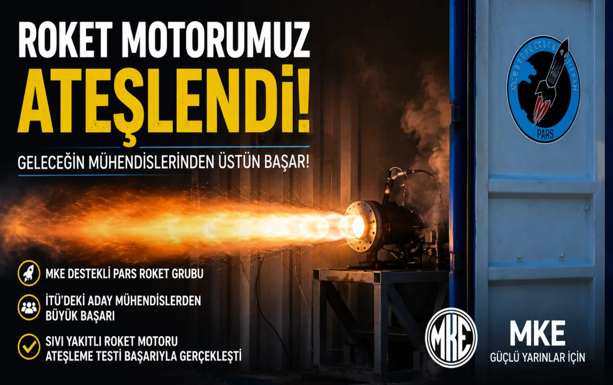 “PARS Roket Motoru Ateşlendi!”