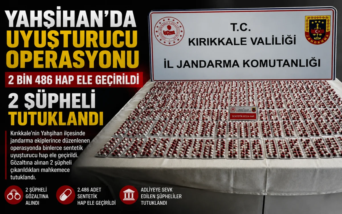 Yahşihan’da Uyuşturucu Operasyonu: 2 Şüpheli Tutuklandı