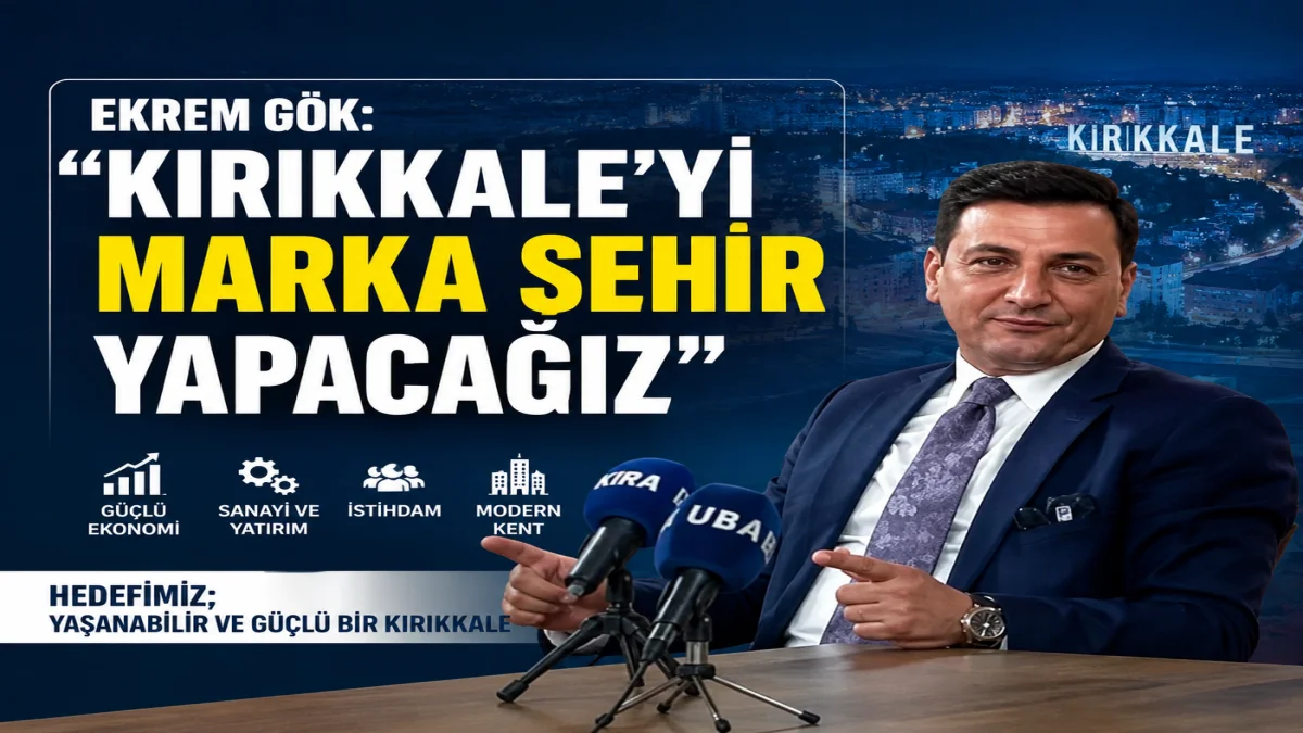 Ekrem Gök: ''Kırıkkale'yi Marka Şehir Yapacağız''