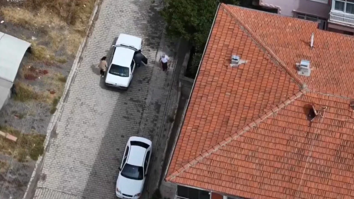 Drona Yakalandı!!! Denetimden Kaçmak İçin Sürücüyle Yolcu Yer Değiştirdi