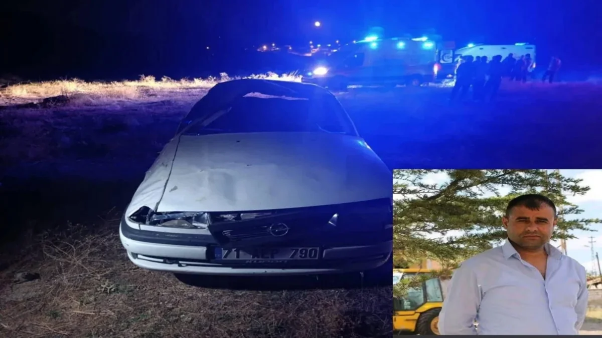 Keskin'de otomobil takla attı 1 ölü