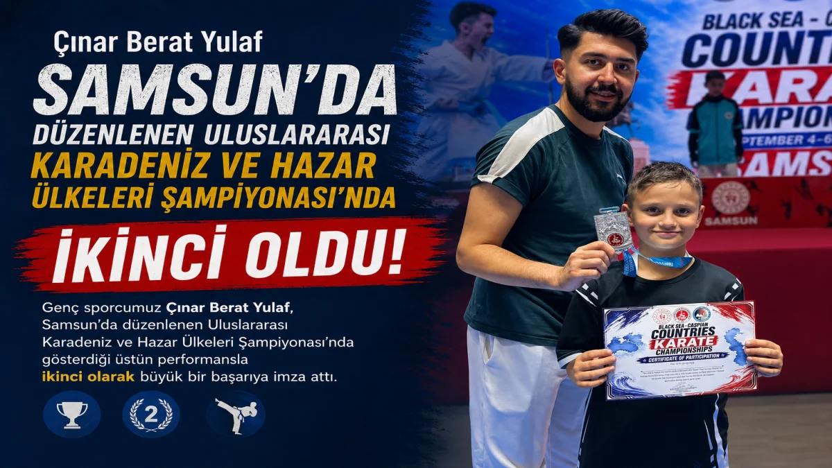 Çınar Berat Yulaf, Uluslararası Şampiyonada Kırıkkale’yi Gururlandırdı