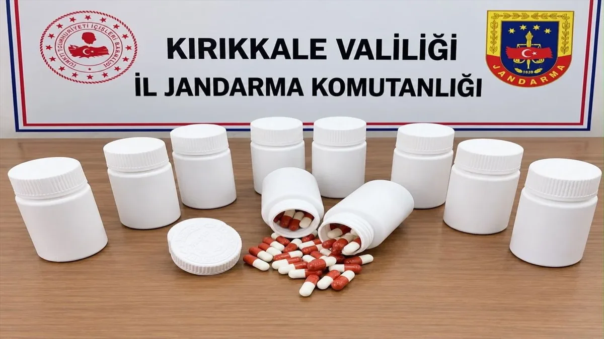 Kırıkkale’de Araçtan 539 Sentetik Uyuşturucu Hap Çıktı