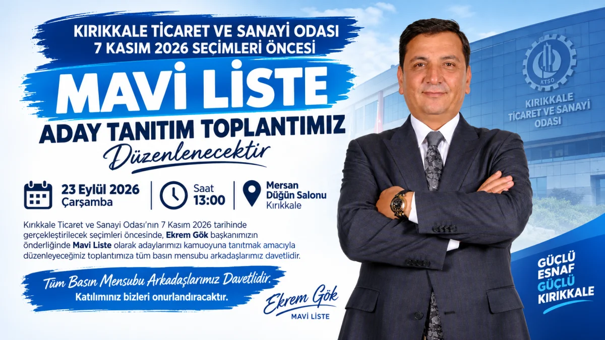 KTSO’da Mavi Liste adaylarını tanıtacak