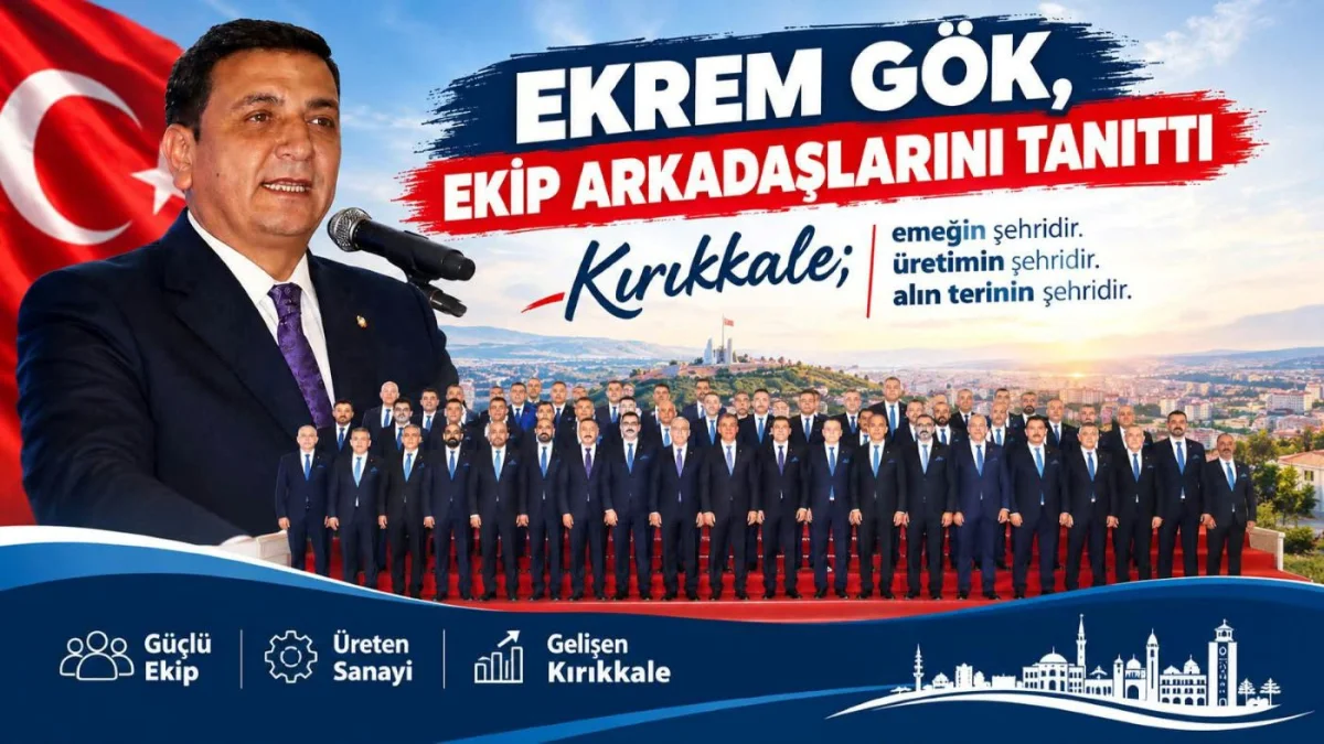 Ekrem Gök, Ekip Arkadaşlarını Tanıttı