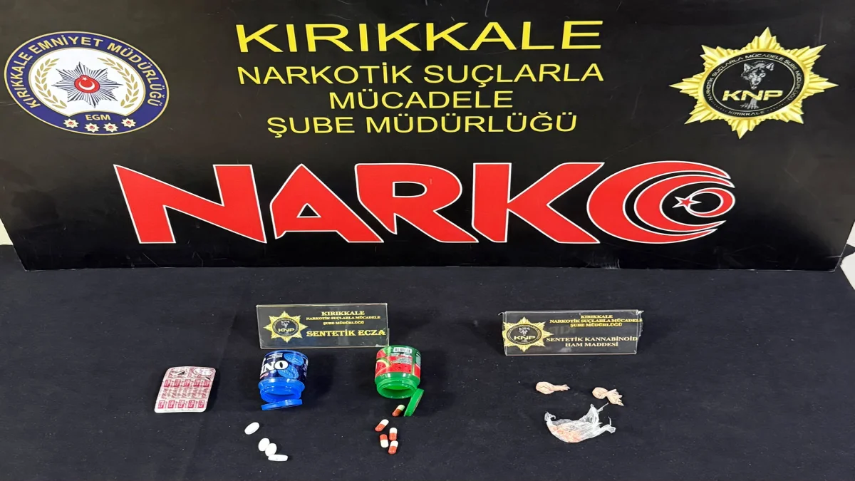 Kırıkkale'de uyuşturucu tacirlerine geçit yok 1 Tutuklama