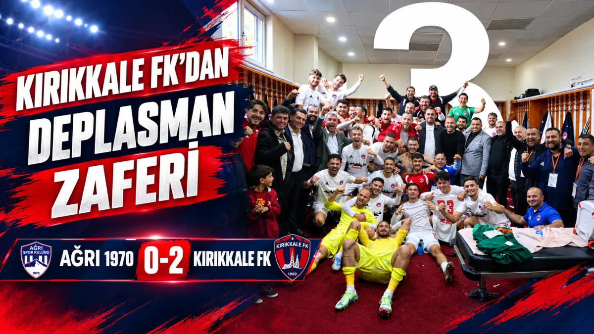 Kırıkkale FK’dan Ağrı Deplasmanında Altın Değerinde Galibiyet: 2-0