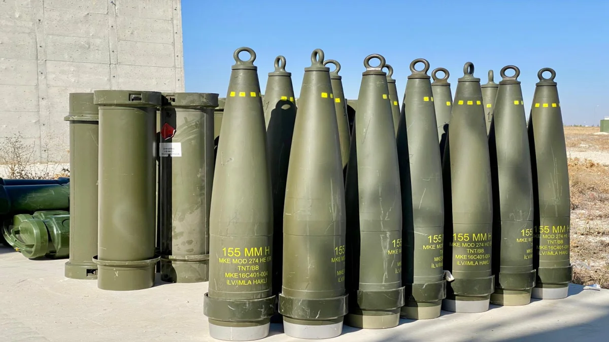 MKE A.Ş. 155 mm obüs mühimmatı kapasitesini bu yıl 54 kat artıracak