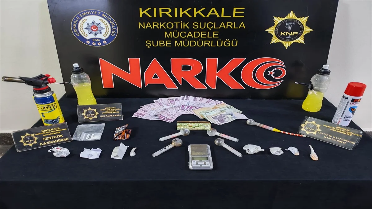 Kırıkkale'de uyuşturucu operasyonu 1 kişi tutuklandı