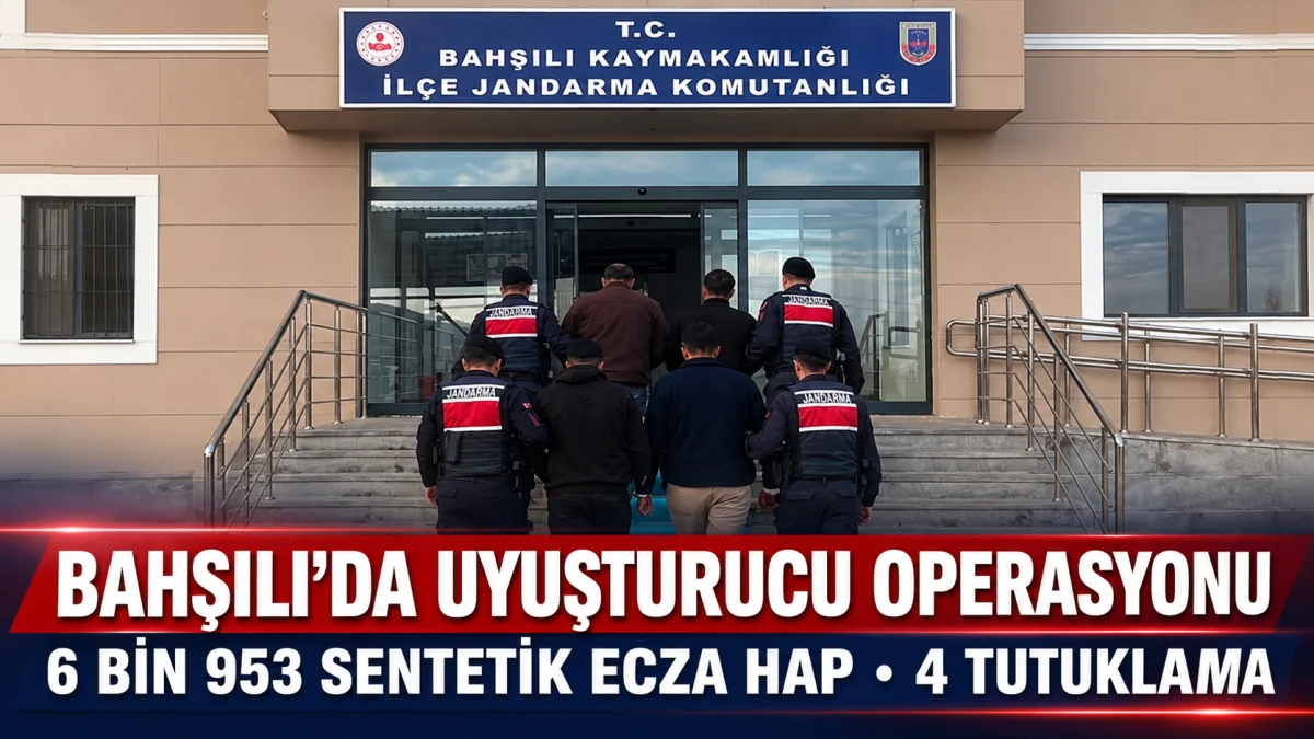 Bahşılı’da Uyuşturucu Operasyonu: 4 Kişi Tutuklandı