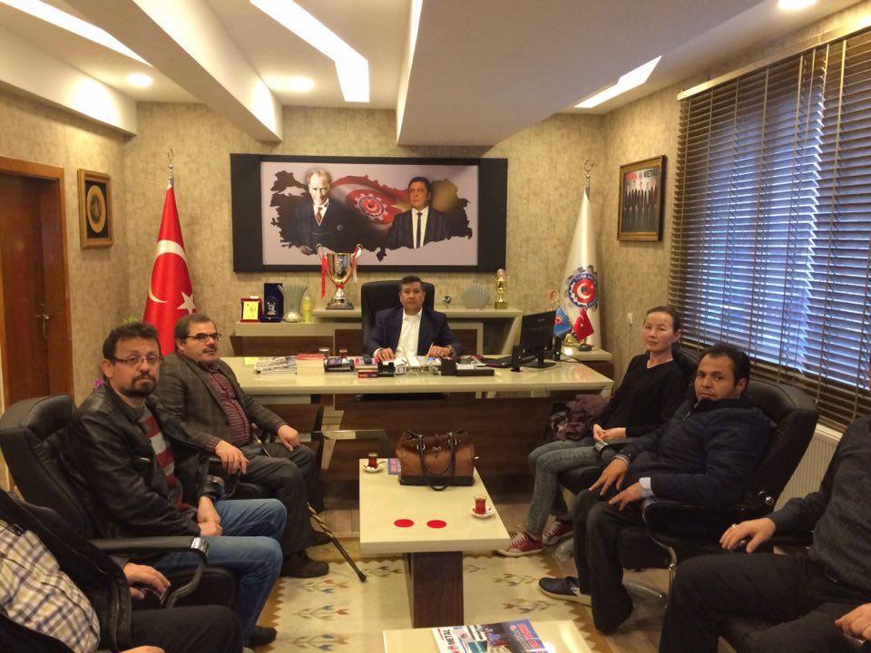 TÜRK METAL SENDİKASINA TAZİYEDE BULUNDULAR