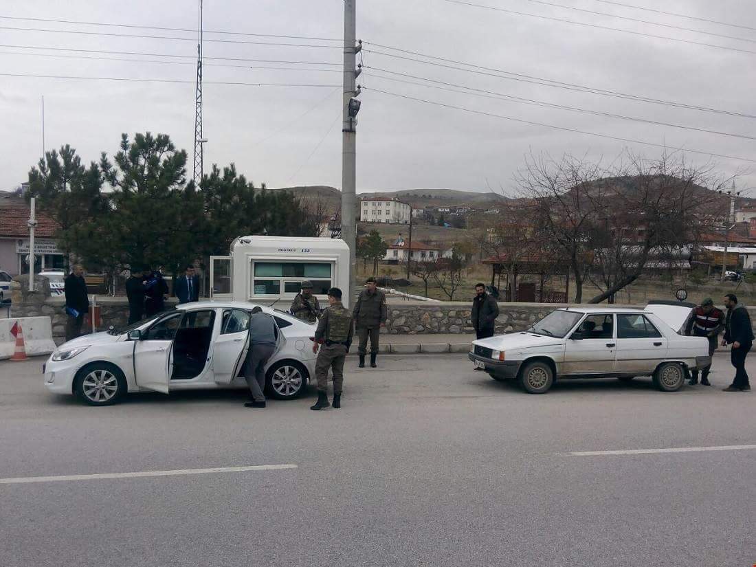Delice’de Yol Kontrol ve Arama