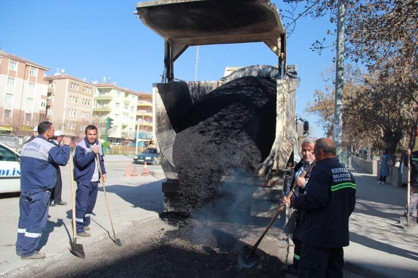 Yol Bakım Çalışması Yapılıyor