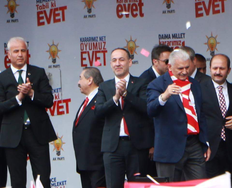 Saygılı Miting’de Konuştu