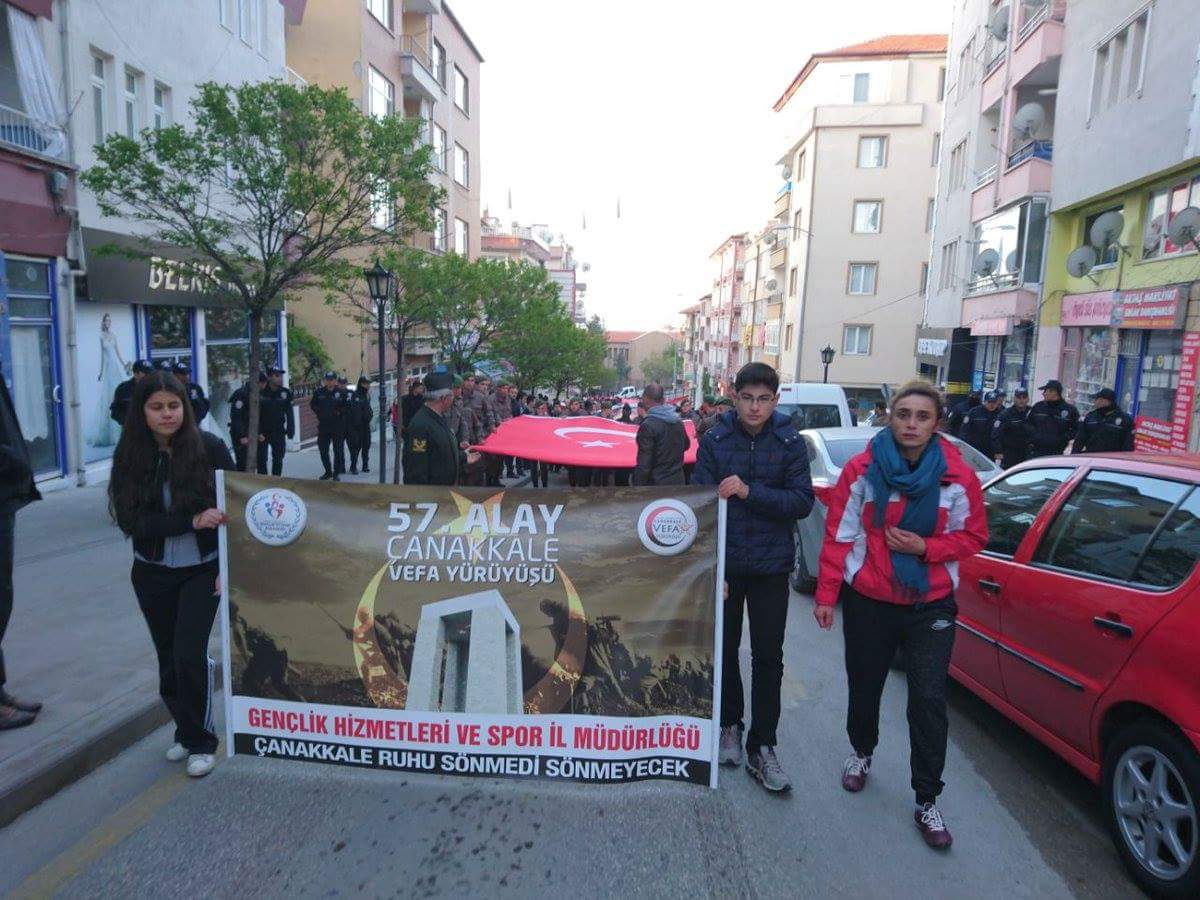 57.Alay Yürüyüşü Yapıldı