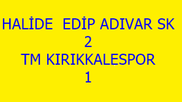 TM Kırıkkale spor yenildi