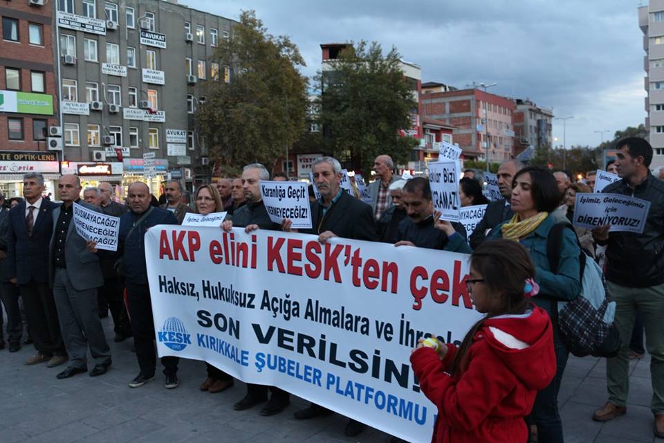 KESK:Haksızlıklara Boyun Eğmeyeceğiz