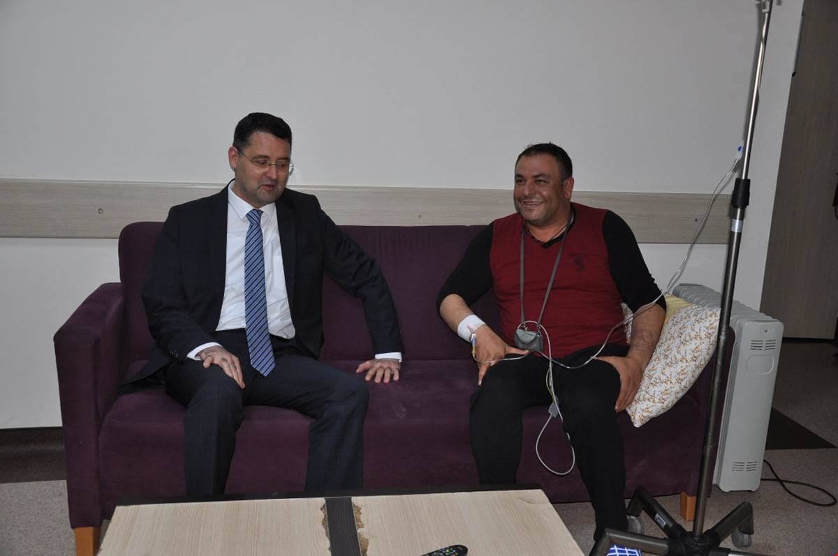 Vali Haktankaçmaz’dan Geçmiş Olsun Ziyareti