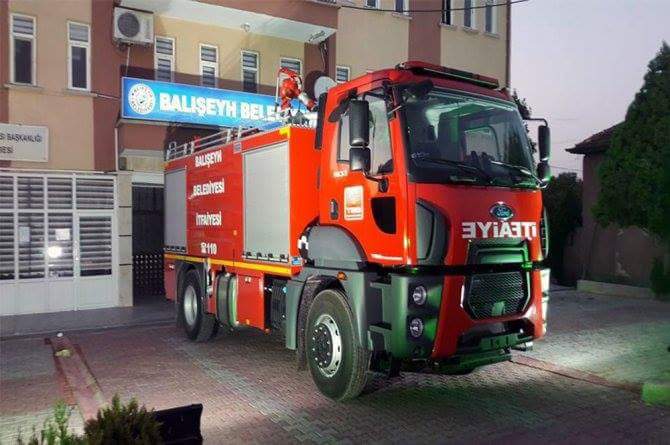 Balışeyh ‘e Yeni İtfaiye Aracı