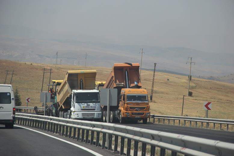 Keskin’de Yol Çalışması Devam Ediyor