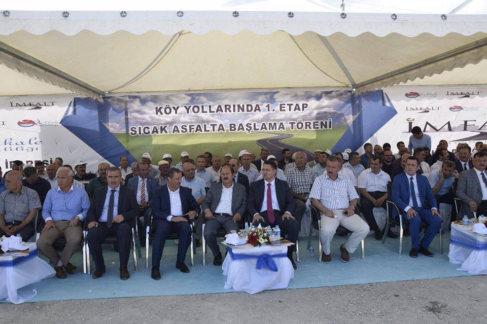 KÖYLERE SICAK ASFALT ÇALIŞMASI