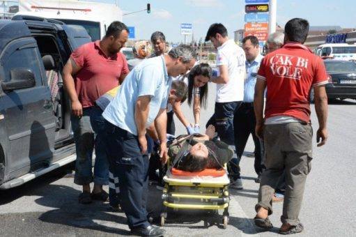 Bariyerlere Çarparak Durabildi