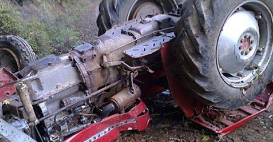 KIRIKKALE’DE TRAKTÖR DEVRİLDİ 1 ÖLÜ