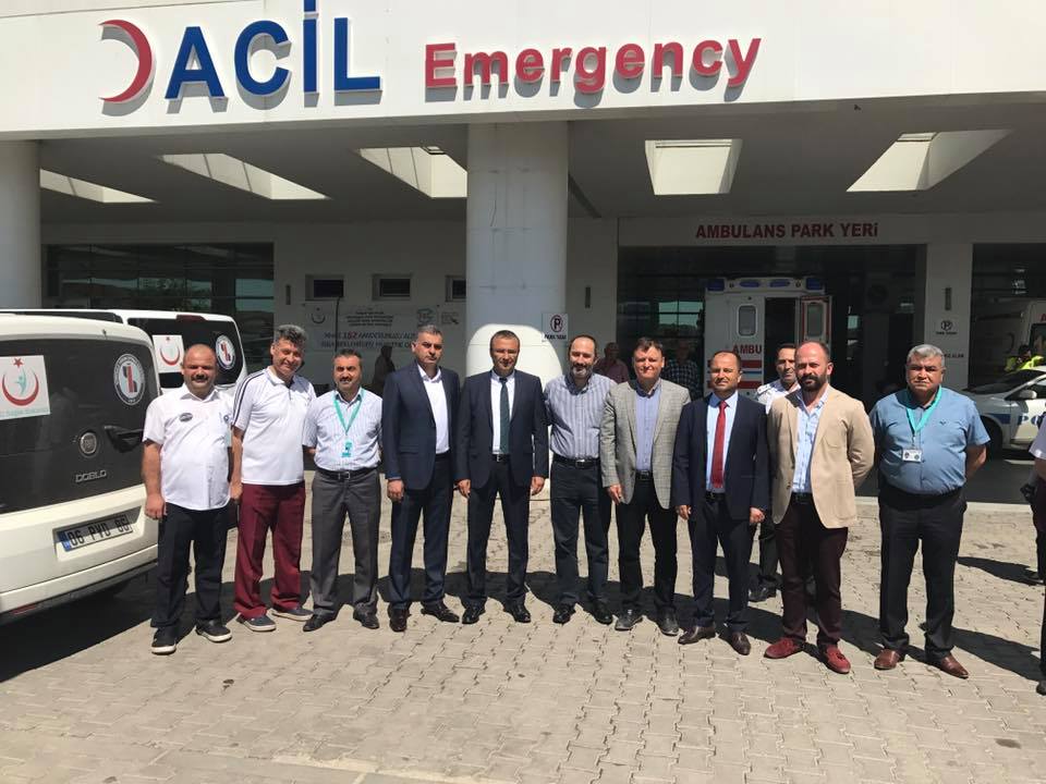 Hastalar ve Personelle Bayramlaşma Yapıldı