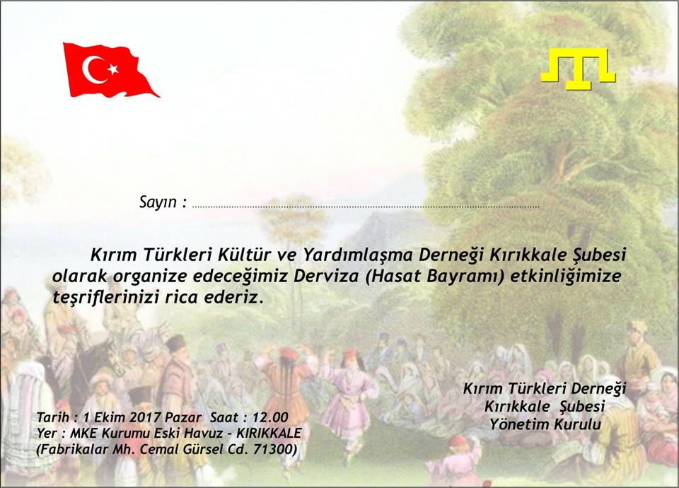 KIRIM TÜRKLERİ BAYRAMLARINI KUTLUYOR