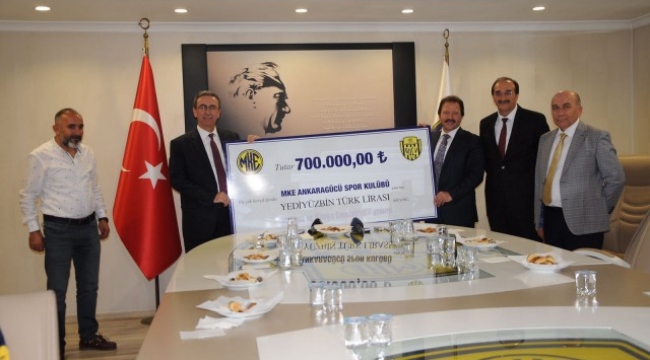 MKE’DEN 2 MİLYON 250 BİN TL’LİK SPONSORLUK