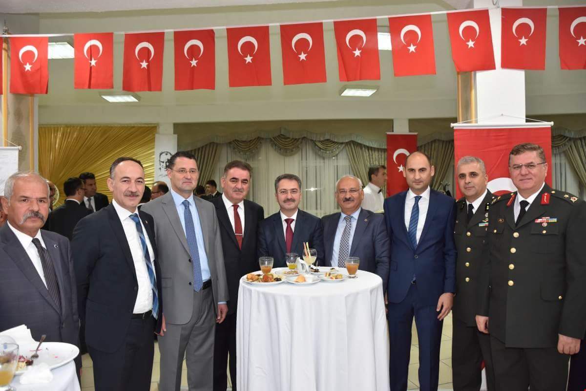 POLİS EVİNDE 29 EKİM CUMHURİYET RESEPSİYONU YAPILDI
