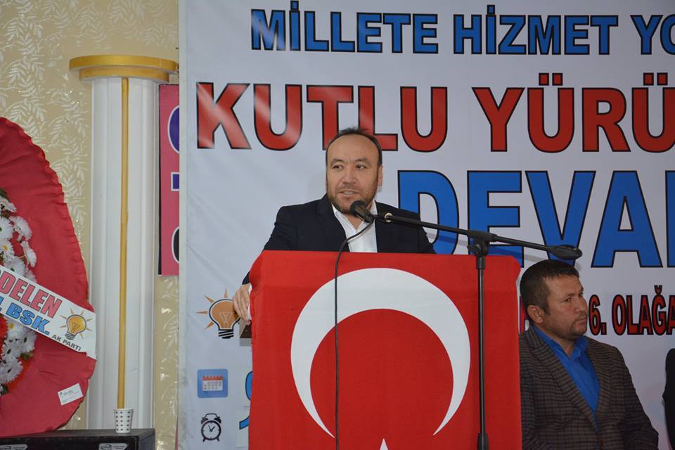BAHŞILI’DA AK PARTİ İLÇE BAŞKANI GÜNER TAŞ OLDU