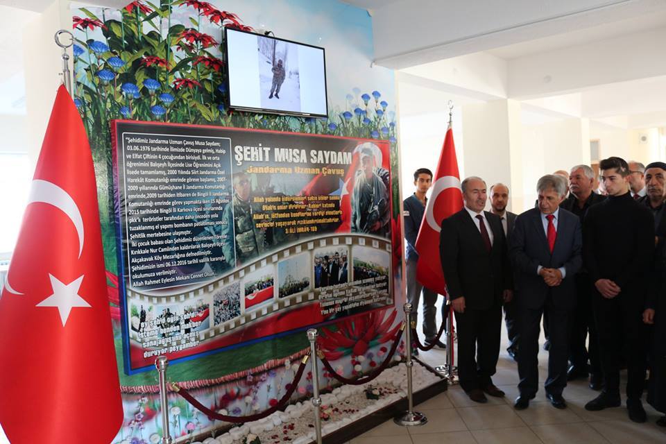 Şehit Köşesi Açıldı