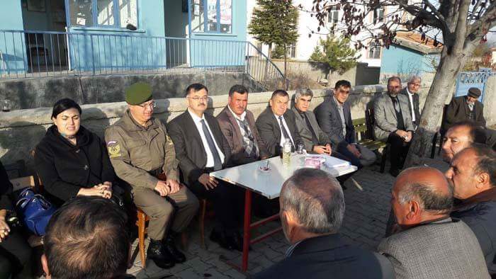 Kaymakam Zikri Şahin Sarıkayalar Köyüne Ziyarette Bulundu