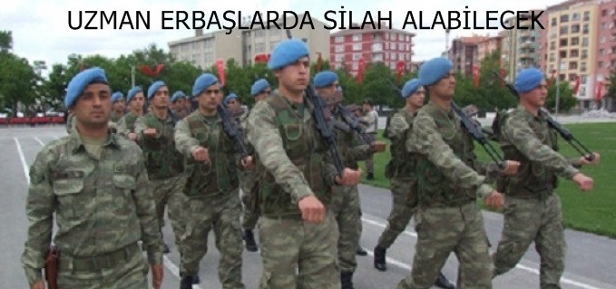 Yeni KHK İle Uzman Erbaşlarda Silah Alabilecek