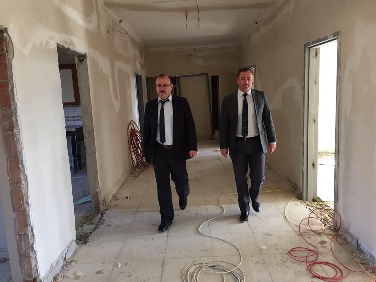 Kaymakam Köken İncelemelerde Bulundu