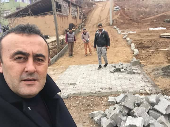 Sulakyurt’ta Yol Çalışmaları Devam Ediyor
