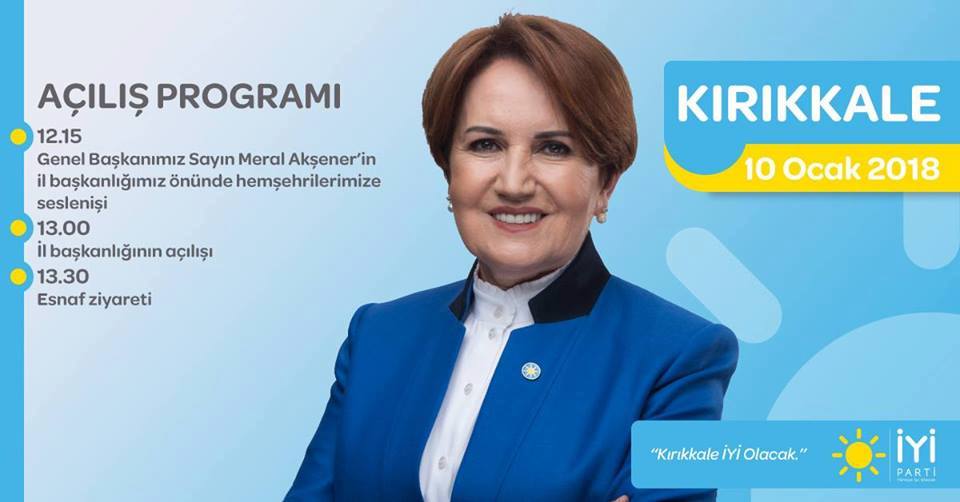 Meral Akşener Kırıkkale’ye Geliyor