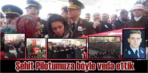 ŞEHİT PİLOT ÜSTEĞMEN ERDEM MUT TEKBİRLERLE UĞURLANDI