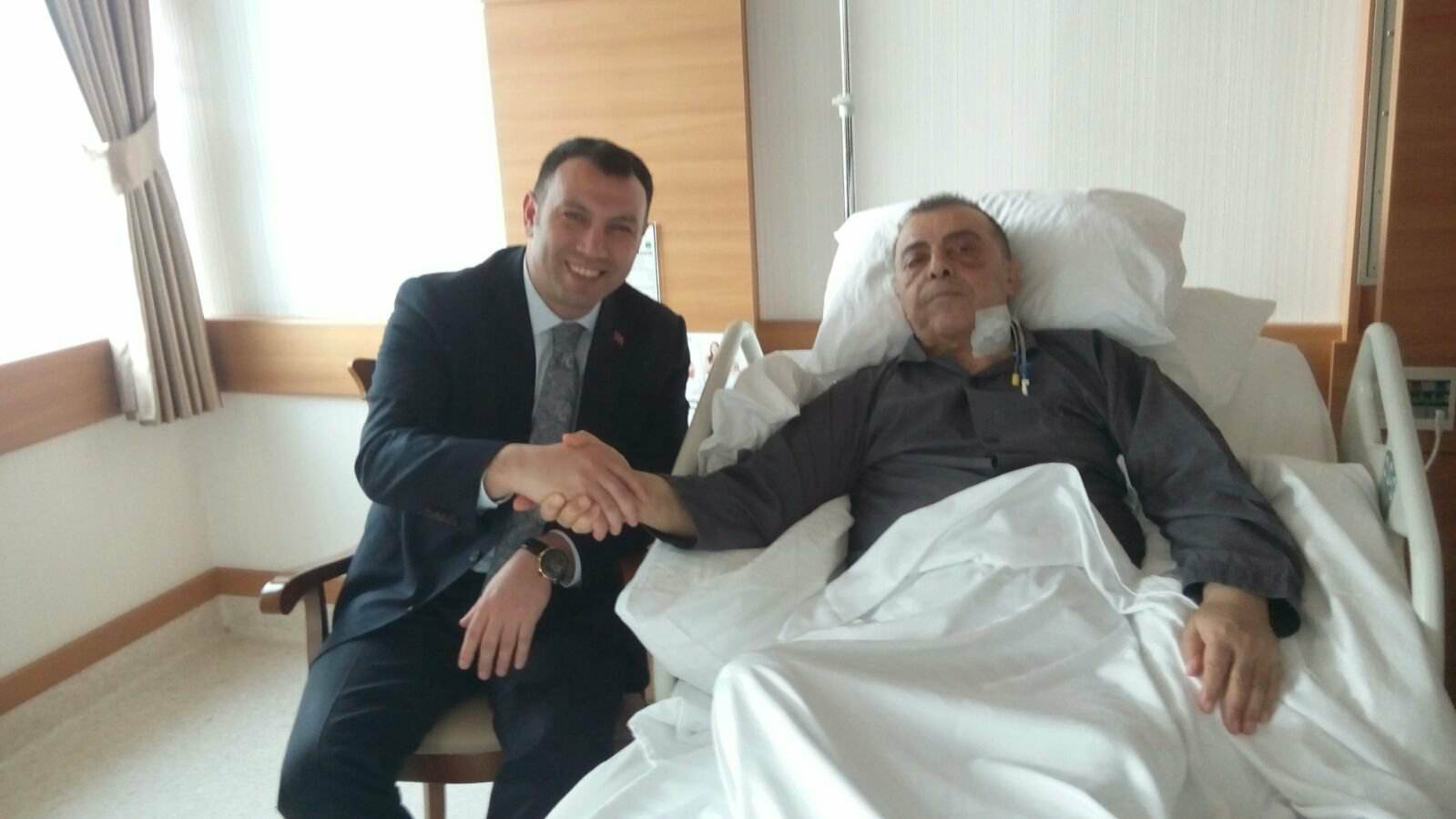 Göçer’den Durmuş’a Geçmiş Olsun Ziyareti