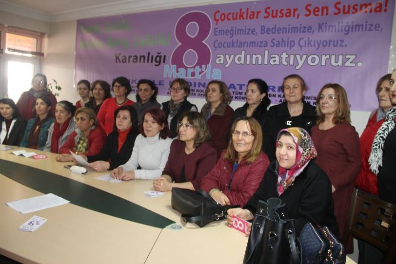 Aykut; 8 Mart’ta Alanlardayız