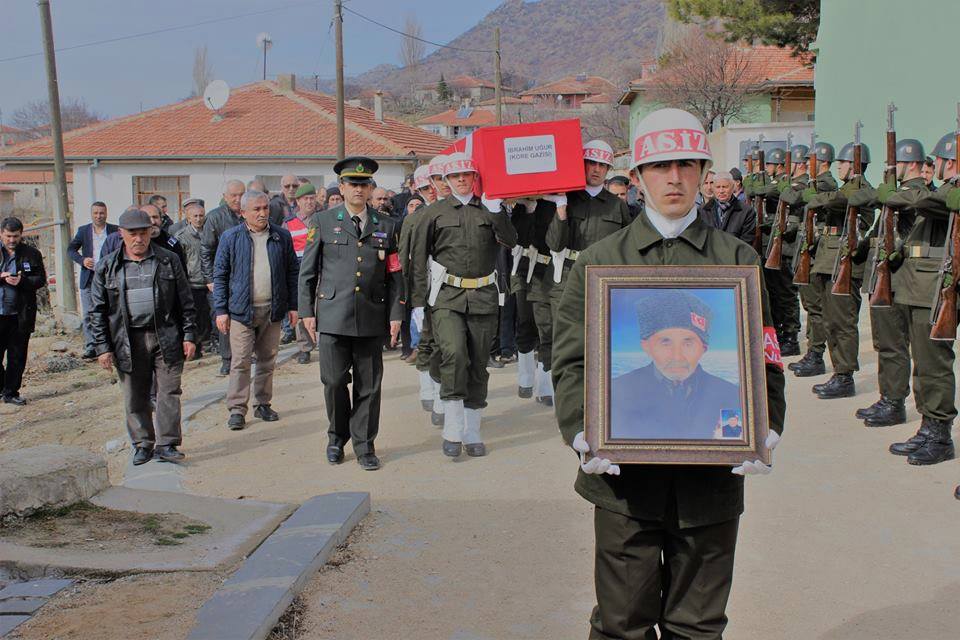Kore Gazisi İbrahim Uğur Son Yolculuğuna Uğurlandı