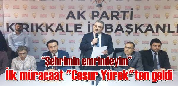 “Şehrimin Emrindeyim”