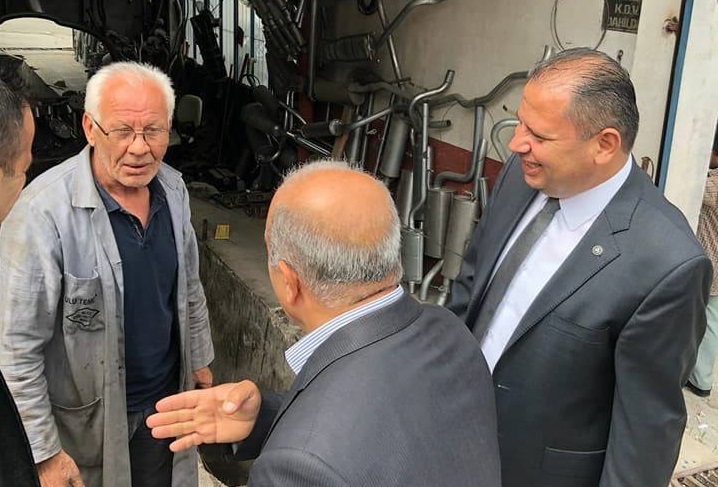 Öztürk Sanayi Esnafının Sorunlarını Dinledi