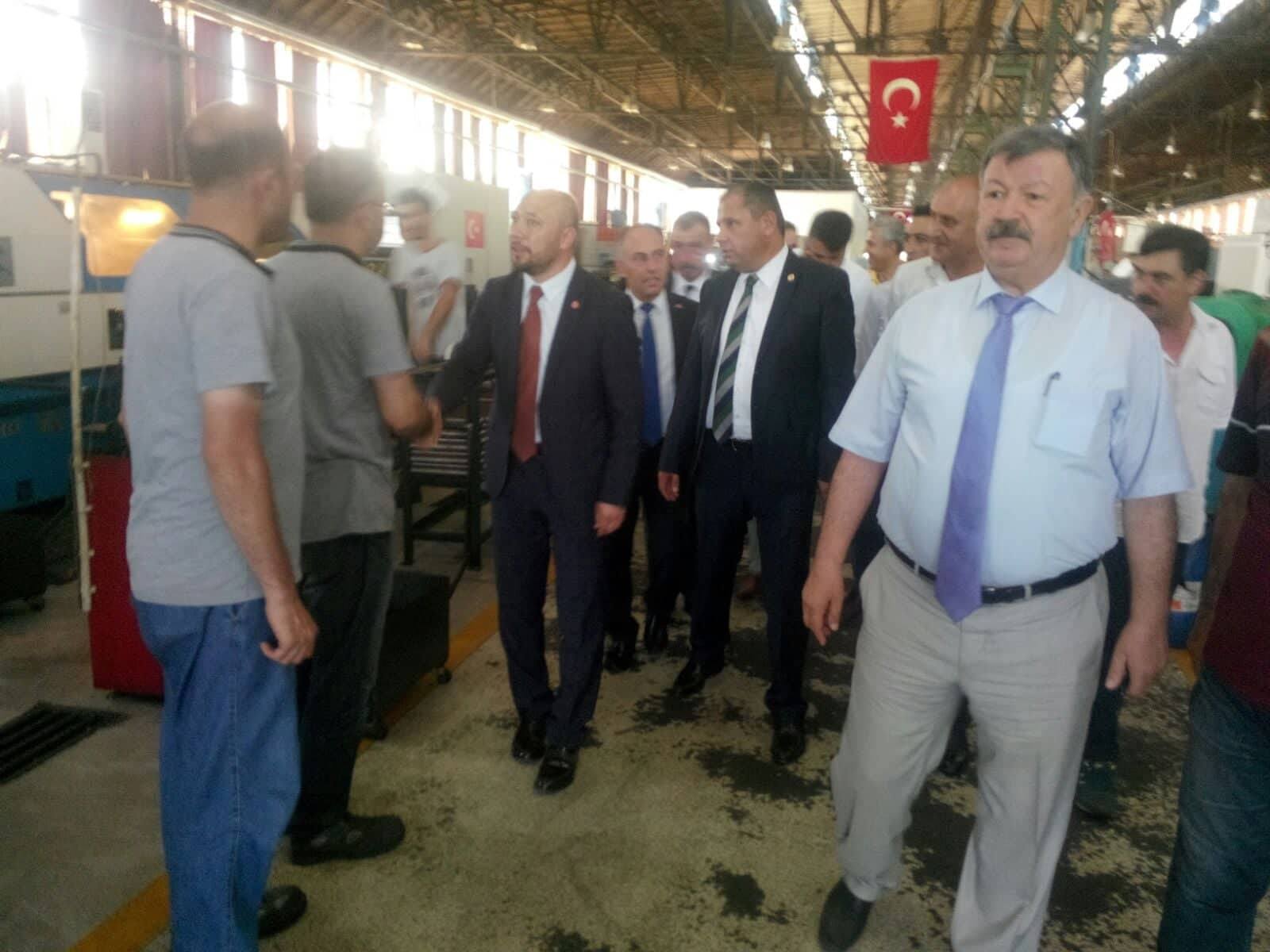 Öztürk MKE Silah Fabrikasını Ziyaret Etti