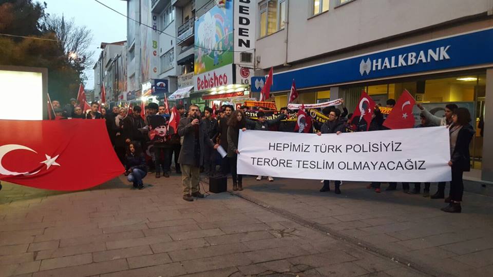 TGB Teröre Teslim Olmayacağız Eylemi Yaptı
