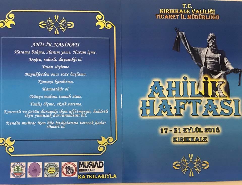 KIRIKKALE’DE AHİLİK HAFTASI BAŞLIYOR