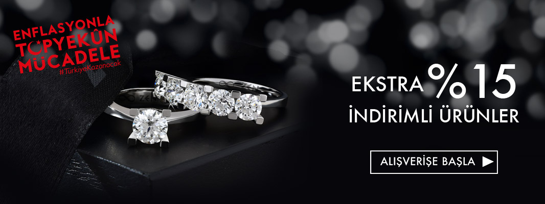 Zen Pırlanta Tektaş Ürünlerde %30 + %15 indirim!