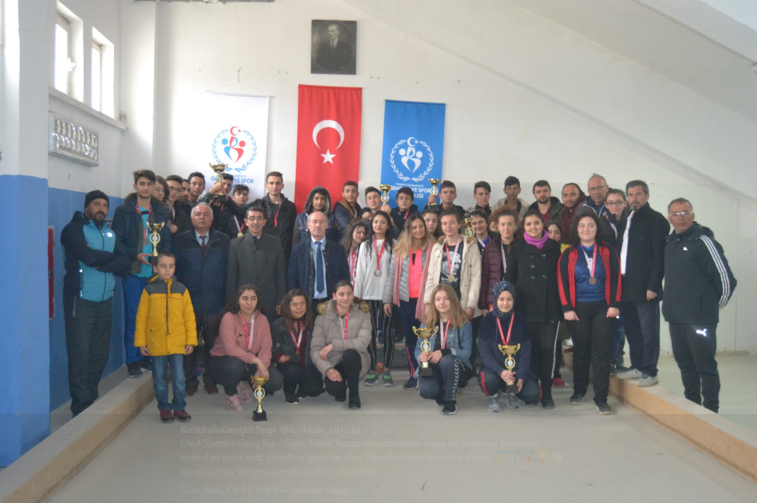 OKUL SPORLARI BOCCE MÜSABAKALARI SONA ERDİ
