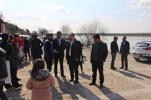 Çeşnigir Kanyonunda İncelemelerde Bulundu